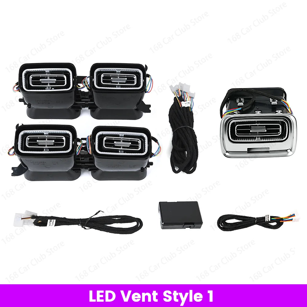 For Mercedes Benz W167 GLE GLS AMG GLE53 Car Interior Multicolor Ambient Light Sunroof Lamp Refit 64 Colours LED Skylight Lights
