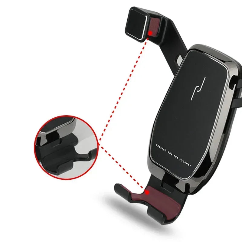 For Mercedes W177 V117 35 AMG A200 220 A250 Universal Dashboard Car air vent Mobile phone holder stand Black Silver Red Golden