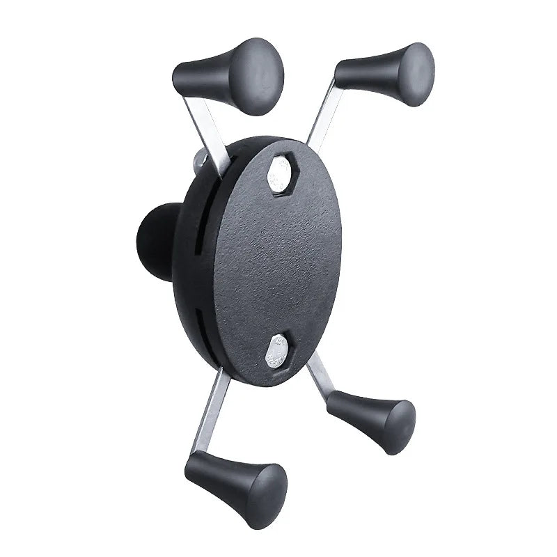 Flexible 2 in 1 car Windshield/Dashboard X-grip with 1" ball mobile phone holder Motorcycle Handlebar Phone Clip for Ram mount