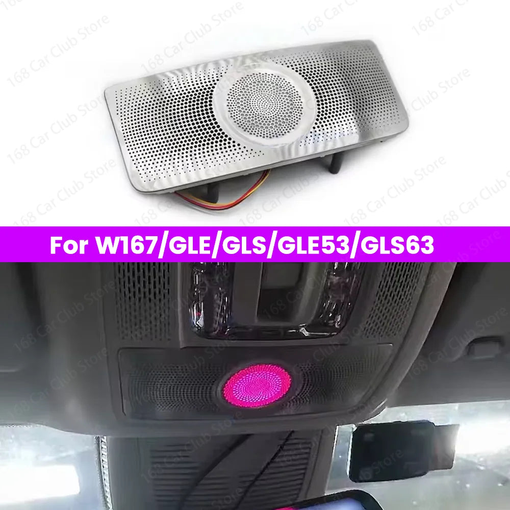 For Mercedes Benz W167 GLE GLS AMG GLE53 Car Interior Multicolor Ambient Light Sunroof Lamp Refit 64 Colours LED Skylight Lights