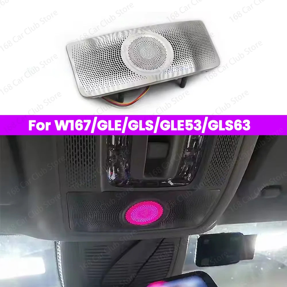 For Mercedes Benz W167 GLE GLS GLE53 GLS63 Coupe Car Turbine Air Outlet Nozzle Decorative Lamp 64 Colour LED Vents Ambient Light