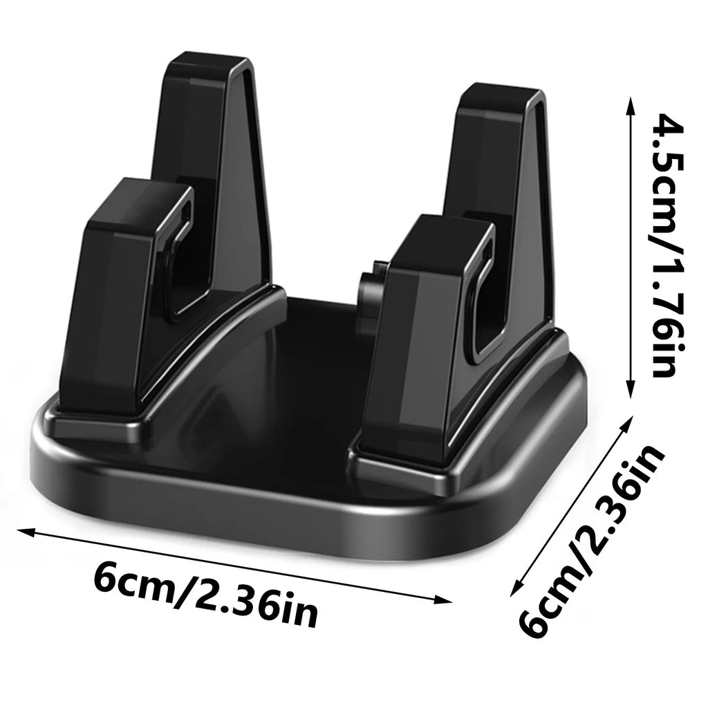 360 Degree Car Phone Holder Mount Soft Silicone Anti Slip Mat Mobile Phone Mount Stands For Car GPS Dashboard Bracket 6x6x4.5cm