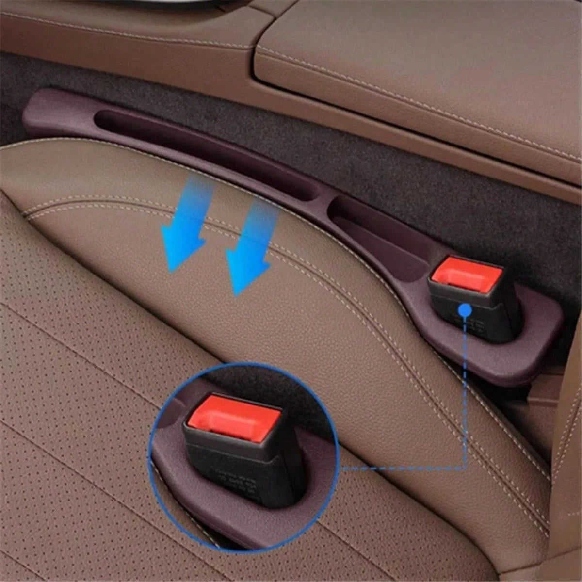 Car Seat Gap Filler Side Seam Plug Strip Leak-proof Filling Strip For All Car Model Wallet Phone Holder Car Accessories
