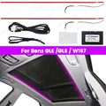 For Mercedes Benz W167 GLE GLS GLE53 GLS63 Coupe Car Turbine Air Outlet Nozzle Decorative Lamp 64 Colour LED Vents Ambient Light