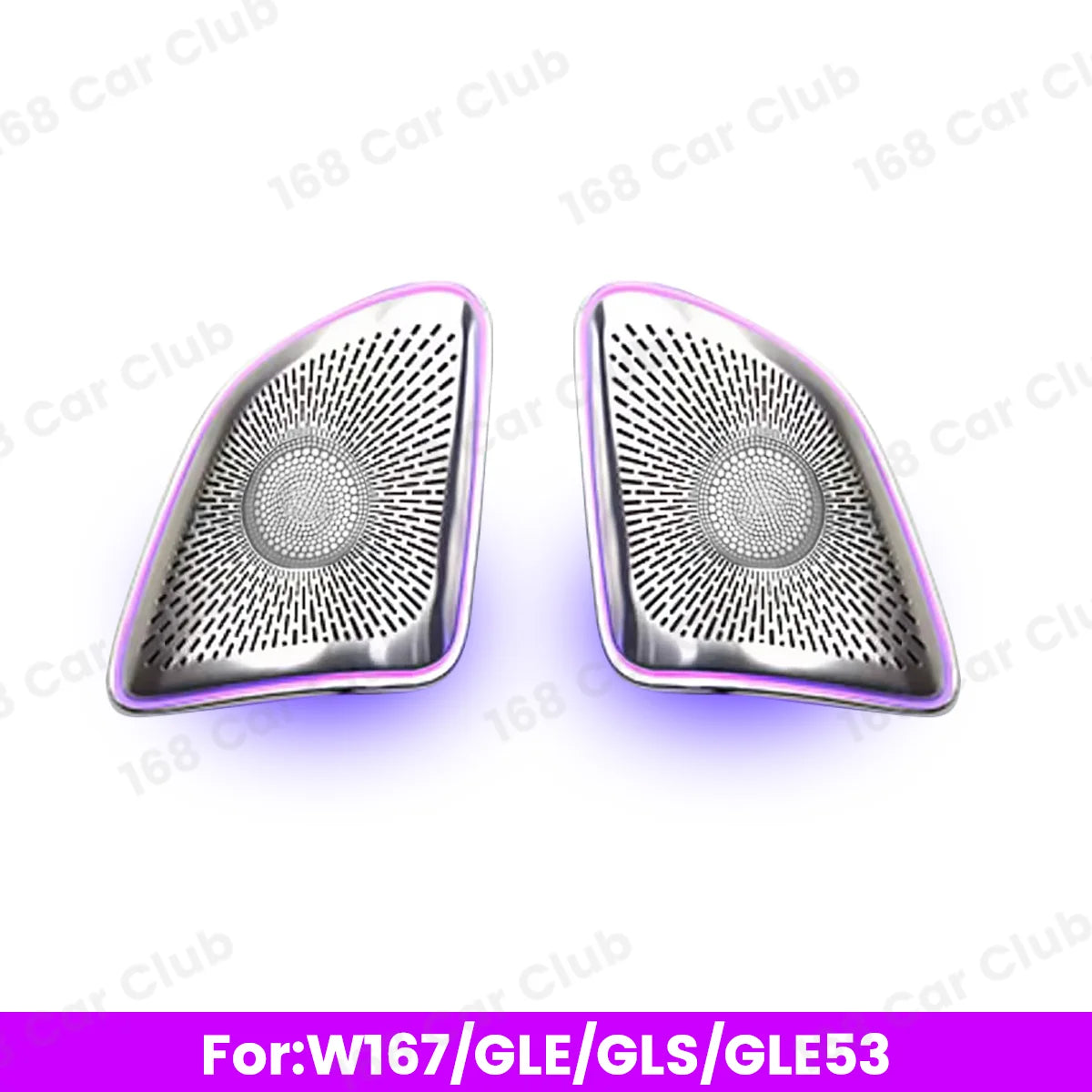 For Mercedes Benz W167 GLE GLS GLE53 GLS63 Coupe Car Turbine Air Outlet Nozzle Decorative Lamp 64 Colour LED Vents Ambient Light